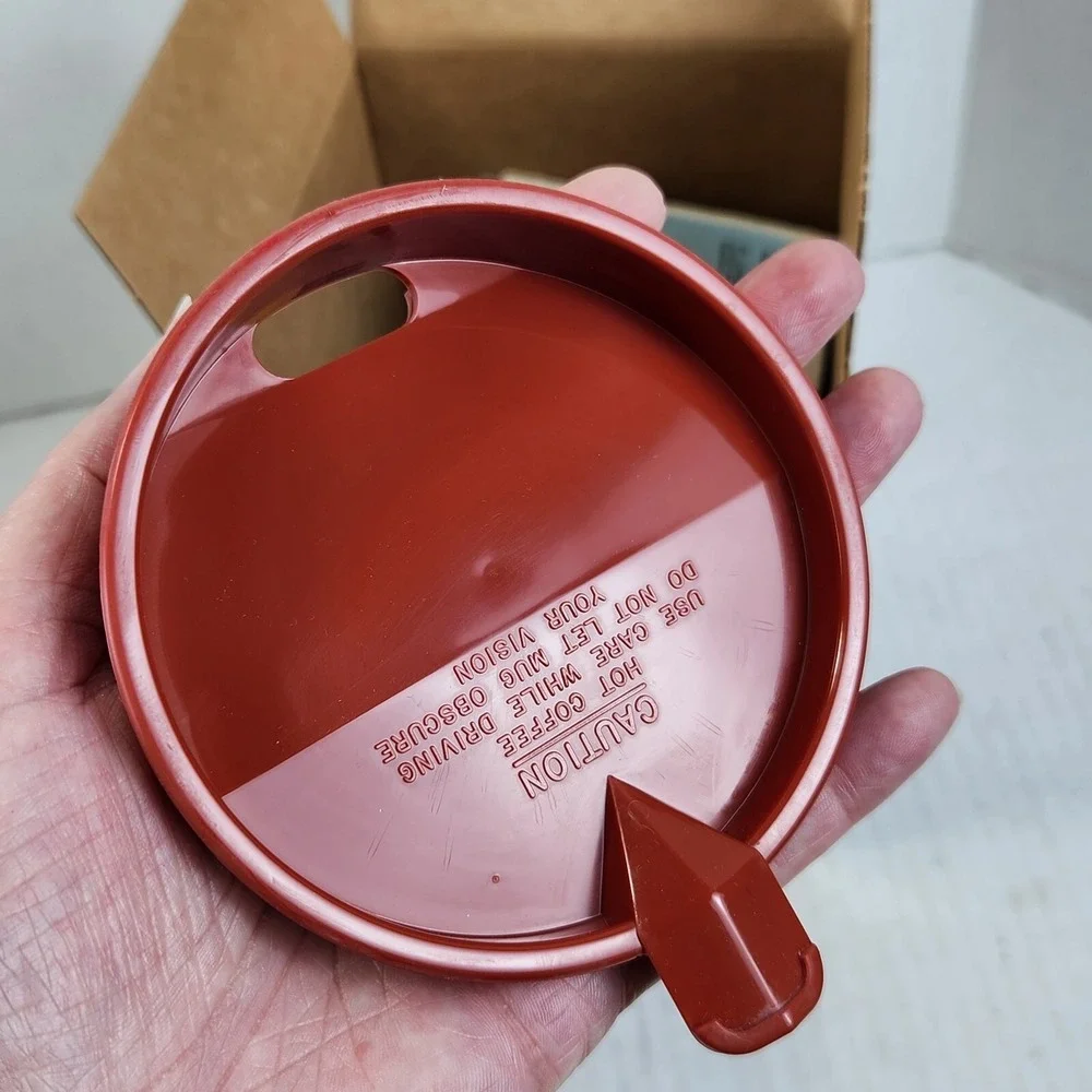 ICED TEA MAKER Vintage MR. COFFEE Microwave Brewing Pot Red & White  20 Oz NEW